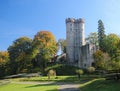 Kasselburg Castle in Vulkaneifel, Rhineland-Palatinate, Germany Royalty Free Stock Photo