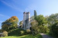 Kasselburg Castle in Vulkaneifel, Rhineland-Palatinate, Germany Royalty Free Stock Photo
