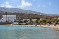 KASSOS, GREECE - Aug 25, 2014: Secluded Greek island of Kassos. Emborios beach on a summer day