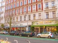 Kastanienallee street name sign in Berlin Prenzlauer Berg district, Germany Royalty Free Stock Photo