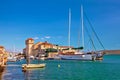 Kastel Gomilica historic island near Split Royalty Free Stock Photo