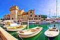 Kastel Gomilica old island town on the sea near Split Royalty Free Stock Photo