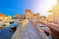 Kastel Gomilica old town on the sea near Split sunset view Royalty Free Stock Photo