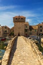 Kastel Gomilica one of seven settlement of town Kastela in Croatia was one of the locations in series Game of Thrones. Historic Royalty Free Stock Photo