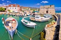 Kastel Stafilic landmarks and turquoise sea view