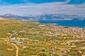 Kastela bay and Biokovo mountain view