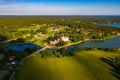 Kastelholm castle, sunny summer evening Royalty Free Stock Photo