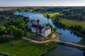 Kastelholm castle, sunny summer evening Royalty Free Stock Photo