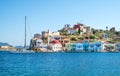 Kastellorizo island, Dodecanese, Greece. Colorful