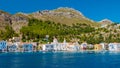 Kastellorizo island , Megisti harbor Greek village between Turkey Kas and Greece