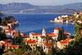 Kastellorizo town, Kastellorizo island, Dodecanese islands, Greece Royalty Free Stock Photo