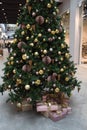 Christmas treet decoration in Amager center in Copenhagen