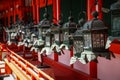 Kasuga-taisha, shrine of one thousand lanterns, Nara prefecture, Kansai, Japan Royalty Free Stock Photo