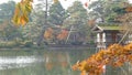 Kasumiga-ike Pond at Kenrokuen Garden in Kanazawa