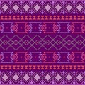 kat geometric folklore ornament. Tribal ethnic vector texture. Seamless striped pattern in Aztec style. Figure tribal embroidery. Royalty Free Stock Photo