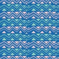 kat geometric triangle folklore ornament. Tribal ethnic vector texture. Seamless striped pattern in Aztec style. Figure tribal Royalty Free Stock Photo