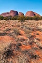 Kata Tjuta. The Olgas. Northern Territory. Australia Royalty Free Stock Photo