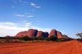 Kata Tjuta the olgas, uluru ayer's rock, Australia outback Royalty Free Stock Photo