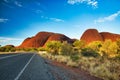 Kata Tjuta, olgas, and ulurur Rock National Park in Australia Royalty Free Stock Photo