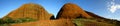 Kata Tjuta panorama Royalty Free Stock Photo