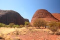 Kata Tjuta. Uluru - Kata Tjuta national park. Northern Territory. Australia Royalty Free Stock Photo