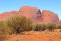 Kata Tjuta under a blue sky, Australia