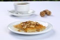 Kataifi with walnut - Traditional Turkish Dessert