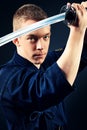 Katana man Royalty Free Stock Photo