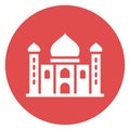Katas fort, katas mandir Isolated Vector Icon which can be easily modified or edit