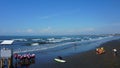 Katase Nishihama beach is one of Japan`s most popular beaches