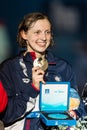 Kate Ledecky ( USA) Royalty Free Stock Photo