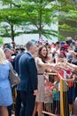 Kate Middleton and Prince William meeting well wishers, Singapore Sept 12 2012.