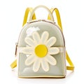 Kate Spade Daisy Mini Backpack Vg_059 - Light Yellow And Light Gray