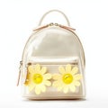 Kate Spade New York Mini Flower Backpack - Translucent Color, Light Beige And Yellow