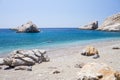 Katergo Beach, Folegandros Island Royalty Free Stock Photo