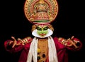 Kathakali actor in India Royalty Free Stock Photo