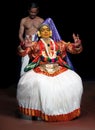 Kathakali Dance in Kerala, South India Royalty Free Stock Photo