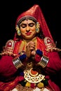 Kathakali Dance in Kerala, South India Royalty Free Stock Photo