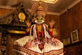 Kathakali performer in the virtuous pachcha green role in Cochin