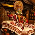 Kathakali performer in the virtuous pachcha green role in Cochin