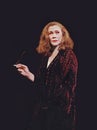 Kathleen Turner Performs at the 2002 Nothing Like a Dame Variety Revue Fundraiser in Manhattan