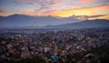 Kathmandu City in the evening