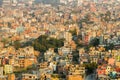 Kathmandu city view from Swayambhunath stupa, Nepal. Royalty Free Stock Photo