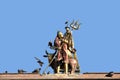 Shiva Statue at Kathmandu Durbar Square Royalty Free Stock Photo