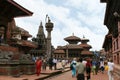 KATHMANDU, NEPAL - April 2012 : View of the Patan Durbar Square.