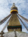 The great Boudhanath stupa in Kathmandu, Nepal Royalty Free Stock Photo