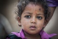 Unidentified little nepalese child in Kathmandu, Nepal