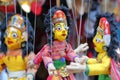 KATHMANDU, NEPAL: Nepalese Puppets Royalty Free Stock Photo