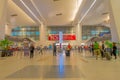 Kathmandu, Nepal, November 16, 2017: Unidentified people Kathmandu Airport interior on March 01, 2014, Kathmandu, Nepal