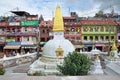 Kathmandu, Nepal, October, 26, 2012,One of small stupas around the largest Buddhist stupa is Boudhanath ( Bodnath)